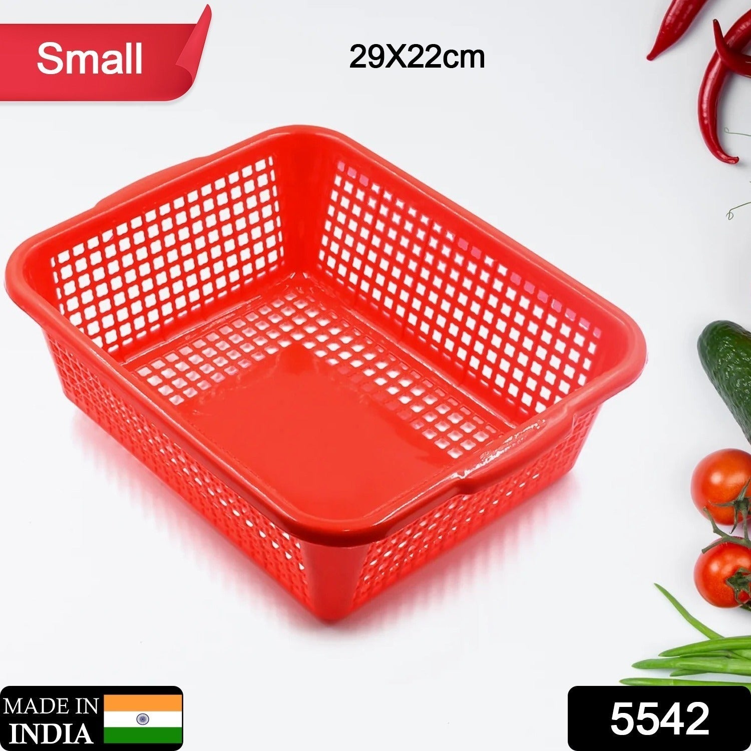 5542 Plastic 1 Pc Kitchen Small Size Dish Rack Drainer Vegetables and Fruits Washing Basket Dish Rack Multipurpose Organizers (29x22CM Mix Color) 5542 Plastic 1 Pc Kitchen Small Size Dish Rack Drainer Vegetables and Fruits Washing Basket Dish Rack Multipurpose Organizers (29x22CM Mix Color)